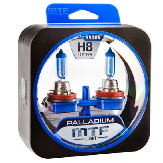 Лампы галогенные MTF-Light Palladium H8 5500K HP3546