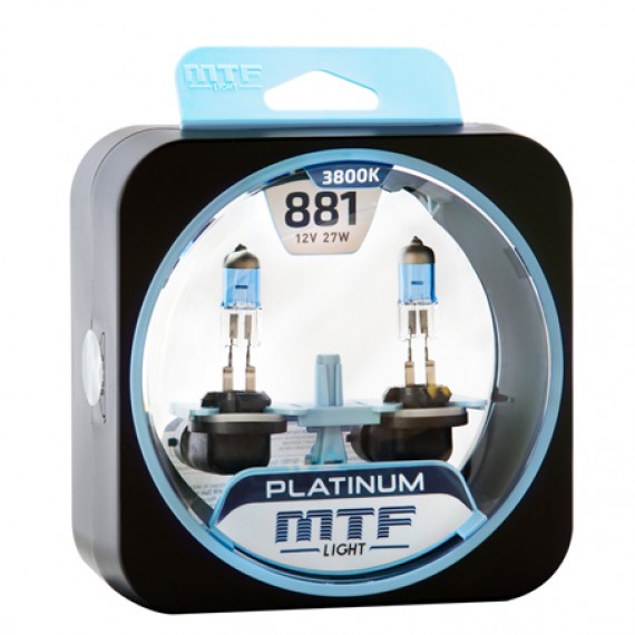 Лампы галогенные MTF-Light Platinum H27 (881) 3800K HP3140