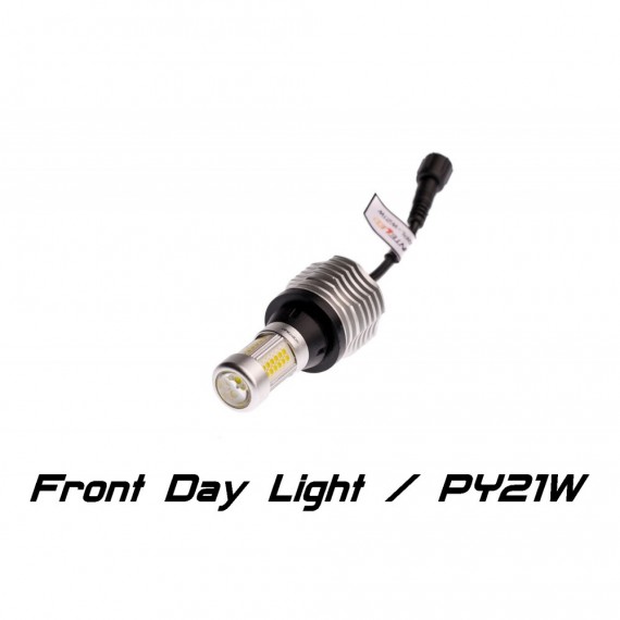 Дневные ходовые огни ( ДХО, DRL ) Optima INTELLED FDL Front Day Light PY21W с  функциями поворотника и притухания FDL-PY21W